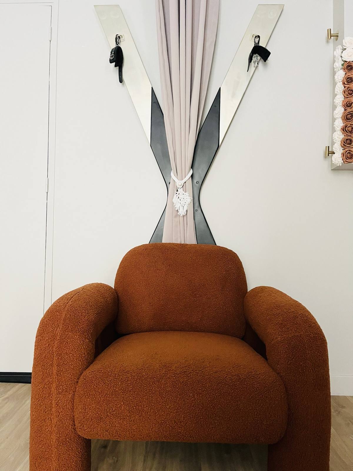 Fauteuil devant la croix de Saint-André